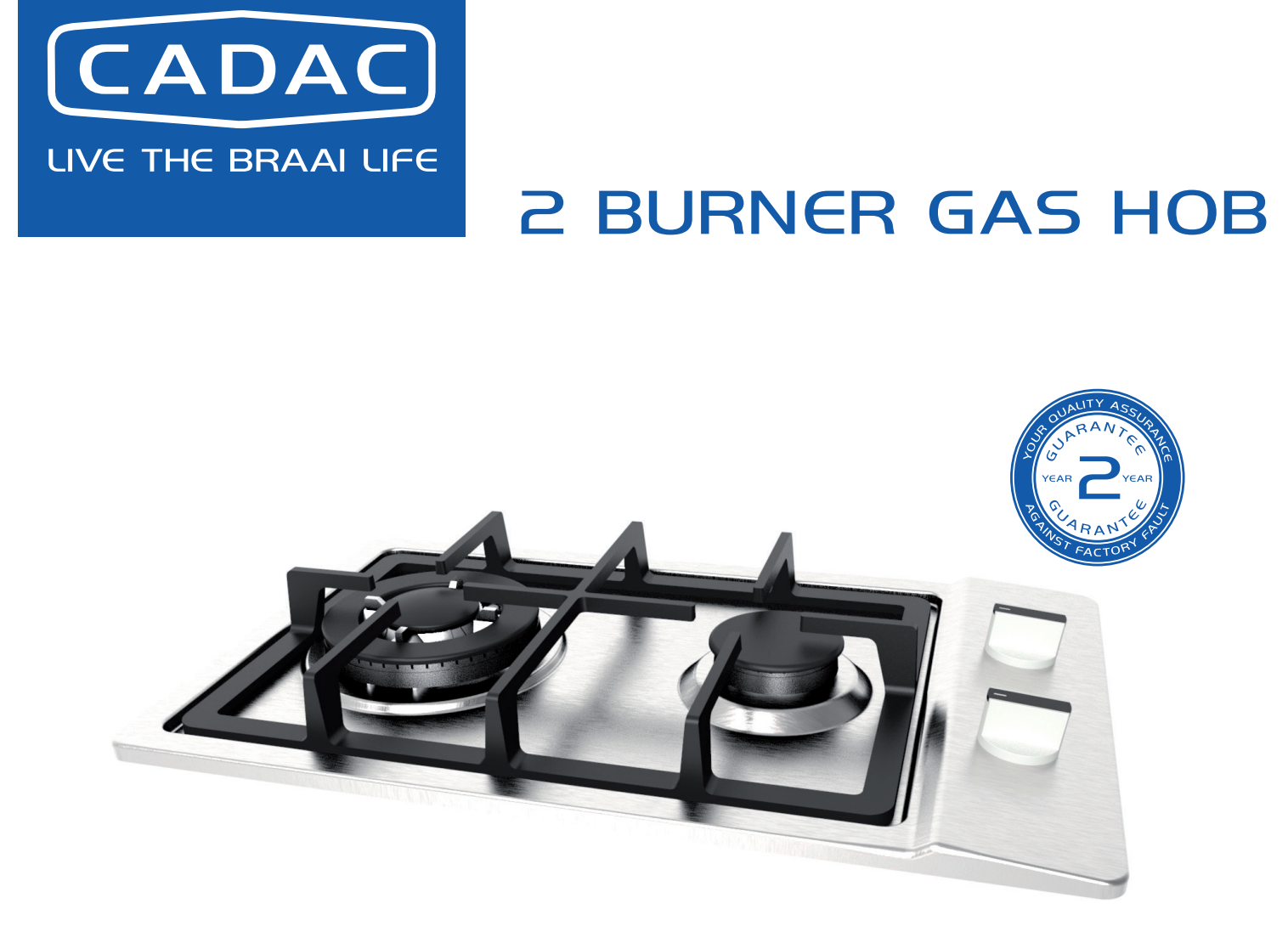 Cadac 2 plate top gas stove